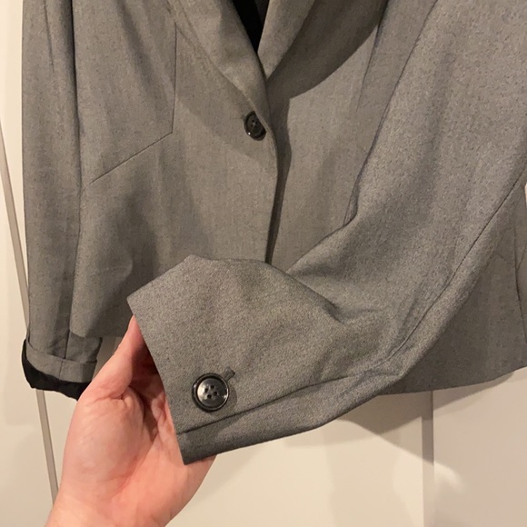 Grey Anne Klein stretch blazer - Picture 5 of 6